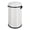 Flip-top, white, variant on Trilenars 65 L Swing Top Trash Can, Stainless Steel Rubbish Bin, Commercial Grade Waste Container, Round Garbage Can for Outdoor, Home Office