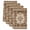 Brown, variant on Brown Boho Kitchen Towels Set of 1, Retro Western Rustic Ethnic Tribal Patterns Absorbent Dish Towels for Kitchen, Microfiber Hand Towel, Quick Drying Tea Towel for Cleaning Decorative Dishcloths