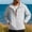 Gray, variant on Mens Windbreak Lightweight Sun Protection Running Jackets with Zip Pocket, Workout Track Hoodie Athletic Gym Sweatshirts Men Red