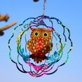 thumbnail image 2 of Exterior 3D Metal Whirligig colgante viento  Patio kusrkot hilandero de viento, 2 of 8