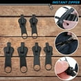 thumbnail image 3 of Ruibeauty Zip Slider Replacement 3 Sizes 12Pieces No Tools Universal Zip Fixers Zip Repair, 3 of 6