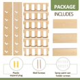thumbnail image 5 of 6 Tier Spray Paint Storage Rack, 24 Can Wall Mount Organizer, Wood Shelf Holder for Garage, Kitchen, Studio, 5 of 6