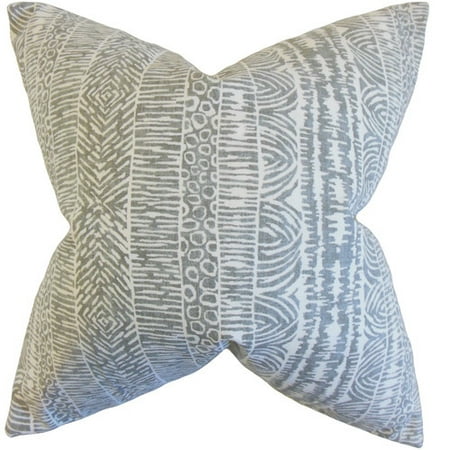 The Pillow Collection Jem Geometric Cotton Throw Pillow