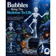 thumbnail image 3 of Halloween Dancing Skeleton Aquarium Bubbler, Halloween Decor Dynamic Fish Tank Ornament | Animated Oxygenating Aquarium Bubbler Decorations, 3D Printed Skull Air Bubble Interactive Aerator Displa, 3 of 8