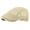 Khaki, variant on Korean Style Hat for Women Summer Mesh Breathable Beret British Retro Hollow Peaked Cap Men Plain Forward Cap