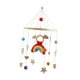 thumbnail image 2 of Móvil para cuna de bebé, sonajeros para recién nacidos, carillón de viento de madera móvil, campana de cama para cuna, juguetes Montessori de dibujos arcoíris, 2 of 9