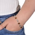 thumbnail image 2 of Sterling Silver Honey Baltic Amber Bracelet "Alison", Amber Jewelry Collection, 2 of 5