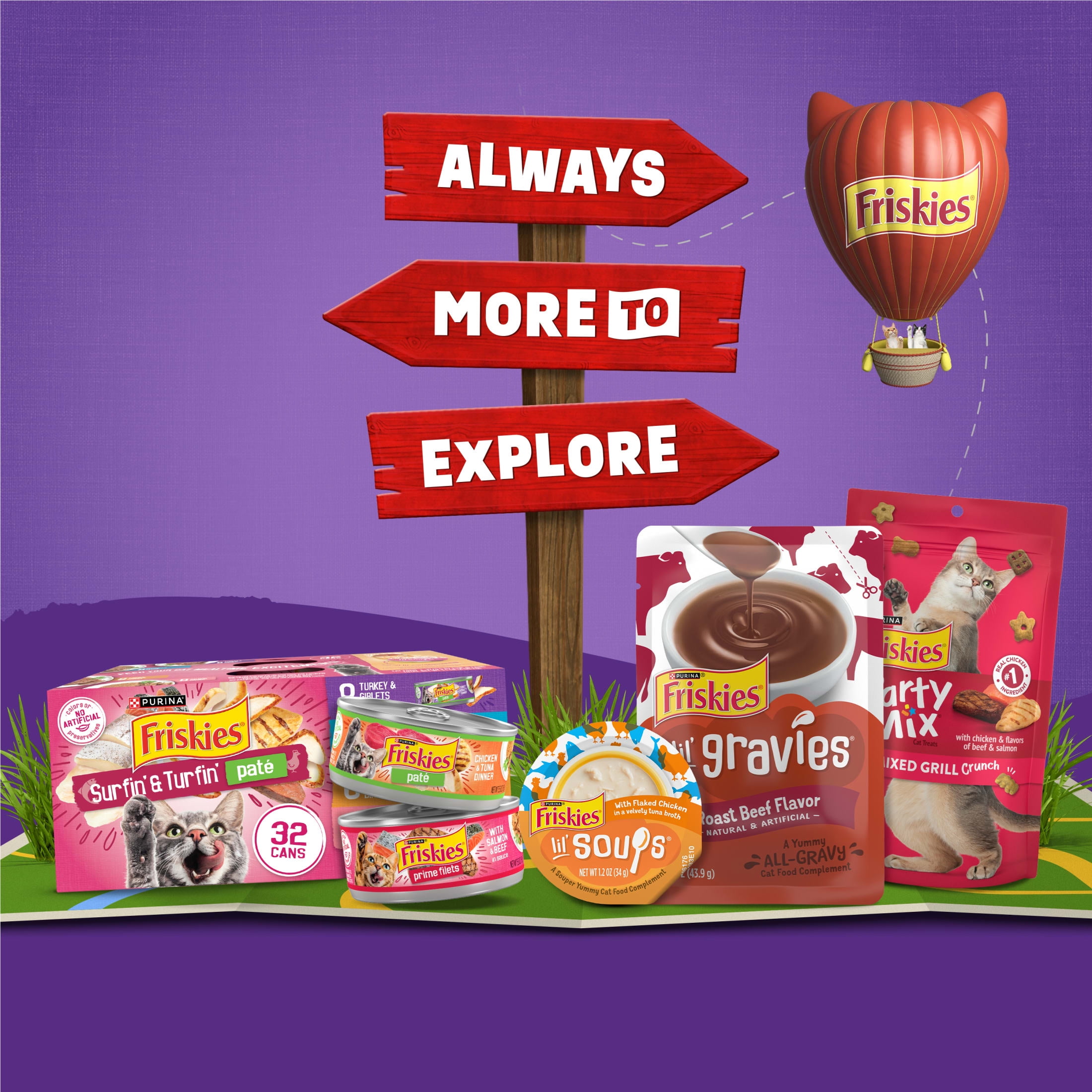 Friskies Surfin Turfin Dry Cat Food, 22 lb Bag Kuwait Ubuy