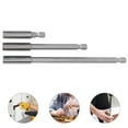 thumbnail image 3 of SOPOTUTU 3-Piece Carbon Steel Drill Bit Extension Set with Magnetic Holder, Finish, and Universal Compatibility, 3 of 8