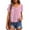 Light Pink, variant on MIXUE Boho Tops For Women Summer Solid Color V Neck Short Sleeve Casual Tee Shirts Sportswear,White,XXL