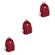 thumbnail image 4 of Qarigey escolar multifuncional con múltiples compartimentos que organizan elementos esenciales Bolso de hombro rojo vino 32 * 12 * 42 cm Type1 NO1, 4 of 6
