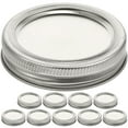 thumbnail image 1 of 10Pcs Professional Jar Covers Sturdy Canning Lids Practical Jar Lids Sealing Canning Covers Jar Covers, 1 of 8