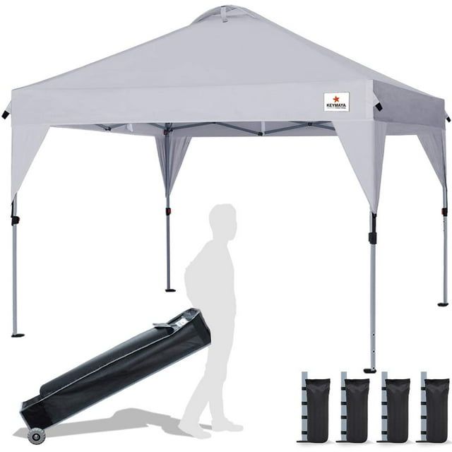10x10 Canopy Outdoor Pop Up Portable Shade Canopy Quick Tent Canopy