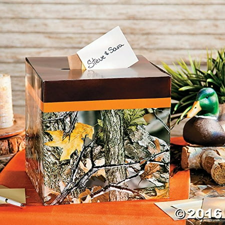 Camouflage Wedding Card Money Box Beautiful Reception Addition