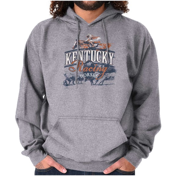 Kentucky Roots Cute State Shape Map Unisex Plus Fleece Graphic Hoodie Brisco Brands 2X
