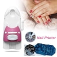 thumbnail image 1 of Kit de impresión de uñas con placas de diseño y accesorios para manicura creativa, incluye máquina, platos metálicos, lentejuelas y pluma doble. ¡Diseña tus uñas fácilmente!, 1 of 6