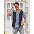 thumbnail image 2 of COOFANDY Men's Retro 50S Bowling Shirts Casual Button Down Short Sleeve Hawaiian Shirts, 2 of 6