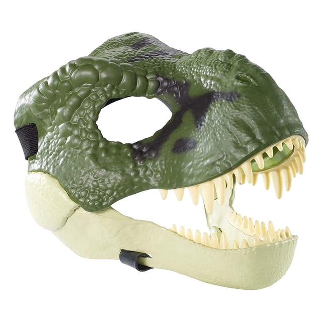 Máscara de dinosaurio creativa jinwen Cubierta de dinosaurio Verde