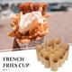 thumbnail image 5 of GOOHOCHY 100 vasos desechables para papas fritas, recipientes de papel para almacenar papas fritas, 12 oz, 5 of 7