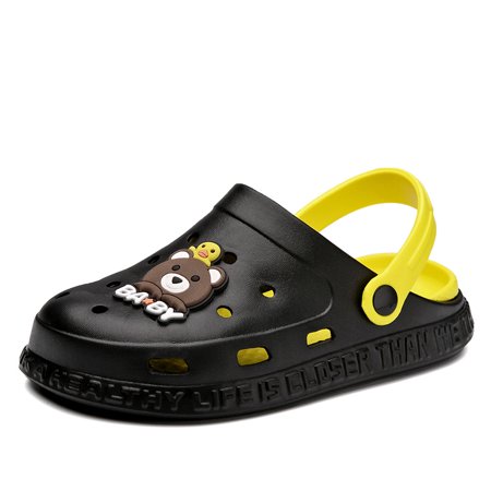 

Boys Girls Clogs With Cartoon Animal Charms Summer Comfortable Lightweight Hollow Out Sandals For Toddler Children Kids