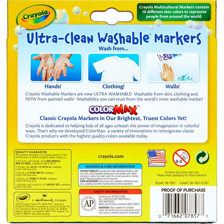 Crayola Multicultural Markers, 10 Count - Walmart.com