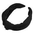 thumbnail image 1 of Diademas anudadas, diadema para mujer, aro para el cabello para todo tipo de cabello, accesorios para el cabello, negro, 1 of 7