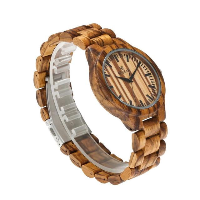Freedo Wood Watches Wooden Watch Analog Quartz Movement Wood Watch Mens With Box Ideal Gift For Father s Day Valentine s Day Christmas Birthday