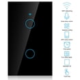 thumbnail image 4 of Smart Home Control Panel, Highly Sensitive WiFi Touch Screen Switch Waterproof Home Automation Intelligent Home Control Panel Single Circle for Alexa  2-Way AC 90-250V, 4 of 7