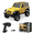 Yellow, variant on 1/36 Scale 4WD RC Climbing Car Mini Off Road Remote Control Truck With LED Front Rear Lights Full Proportional Driving System Electric Rock Crawler Vehicle For Adults Hobbyists