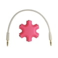 thumbnail image 3 of Cateissary Divisor de Audio de 3,5mm, accesorio para auriculares, equipo convertidor estable profesional, pequeño adaptador de auriculares, herramientas de Cables de audio/vídeo rosado, 3 of 5