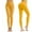 Yellow, variant on Swuxness Women Leggings Sport Yoga Pants, Womens Fall Long Pants, Women's Fashion Solid Color Comfortable High Waist Pocketless Slim Fitted Yoga Leggings Hot Pink, M