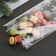 thumbnail image 5 of Nvzi 150 bolsas de celofán para dulces navideños, bolsas de celofán para golosinas navideñas con lazos para regalos de fiestas navideñas, blanco y azul, 5 of 5