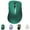 darkgreen, variant on Wireless Mouse, 2.4GHz with USB Receiver, 1200 DPI Optical Tracking, 5 Buttons,Ambidextrous PC/Mac/Laptop -Purple