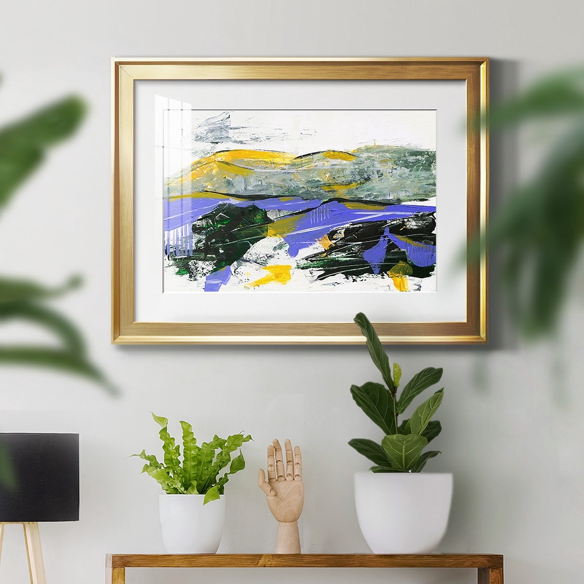 Silent Mountain IV Premium Framed Print - Ready to Hang