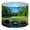Color 1, variant on Linen Drum Lampshades Scenic Golf Course Curved River Vibrant Fall Foliage 13"x13"x10" Light Shade for Table Lamps Floor Lamp Shades Lampshade Replacement Assembly Required