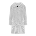 thumbnail image 4 of LOVZFMLL Jackets for Women's Solid Color Button Up Lapel Cardigan Top Jacket, 4 of 6