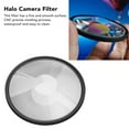thumbnail image 4 of Halo Optical Glass Filter, Spiral Blur Prism, Waterproof Grease Resistant Circular Halo Frame, Stunning Photo Video Effects with for Portrait Landscape Photography, Suitable for, 4 of 7