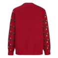 thumbnail image 4 of GA WEIHUA Saving,Christmas Oversized Sweater Women Mockneck Xmas Tree Pullover Tops Fashion Trendy 2024 Lightweight Fall Winter Outfits(Red,XL), 4 of 8