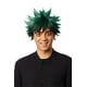 thumbnail image 1 of Peluca para disfraces Culture Anime Hero, color verde y negro, 1 of 1