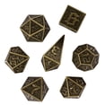 thumbnail image 5 of Cusdie 7-Die Metal DND Dice Set, Maze Design Metal Polyhedral D&D Dice Set for DND Dungeons and Dragons TTRPG Role Playing Games, 5 of 5