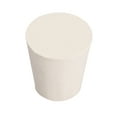 thumbnail image 3 of White Tapered Shaped Solid Rubber Stopper for Lab Tube Stopper Size 4  5Pcs, 3 of 5