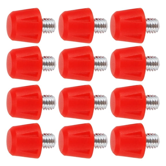 12pcs Plastic Threaded Soccer Cleat Studs Football Shoe Replacement Spikes