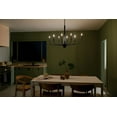 thumbnail image 5 of 52528BK Kichler Lighting Deela - 8 Light Chandelier-27 Inches Tall and 18.5 Inches Wide-Black Finish, 5 of 12