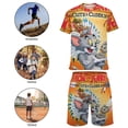 thumbnail image 5 of Tom And Jerry Boys Girls Short Sleeve Mesh T-Shirt And Shorts Outfit Set Summer Clothes Set for Kids, 5 of 8