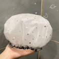 thumbnail image 1 of Bonnet de Douche Imperméable à Double Couche pour Cheveux Longs, Courts et Bouclés - Réutilisable et Idéal pour Femmes et Filles - Accessoires de Salle de Bain, 1 of 5