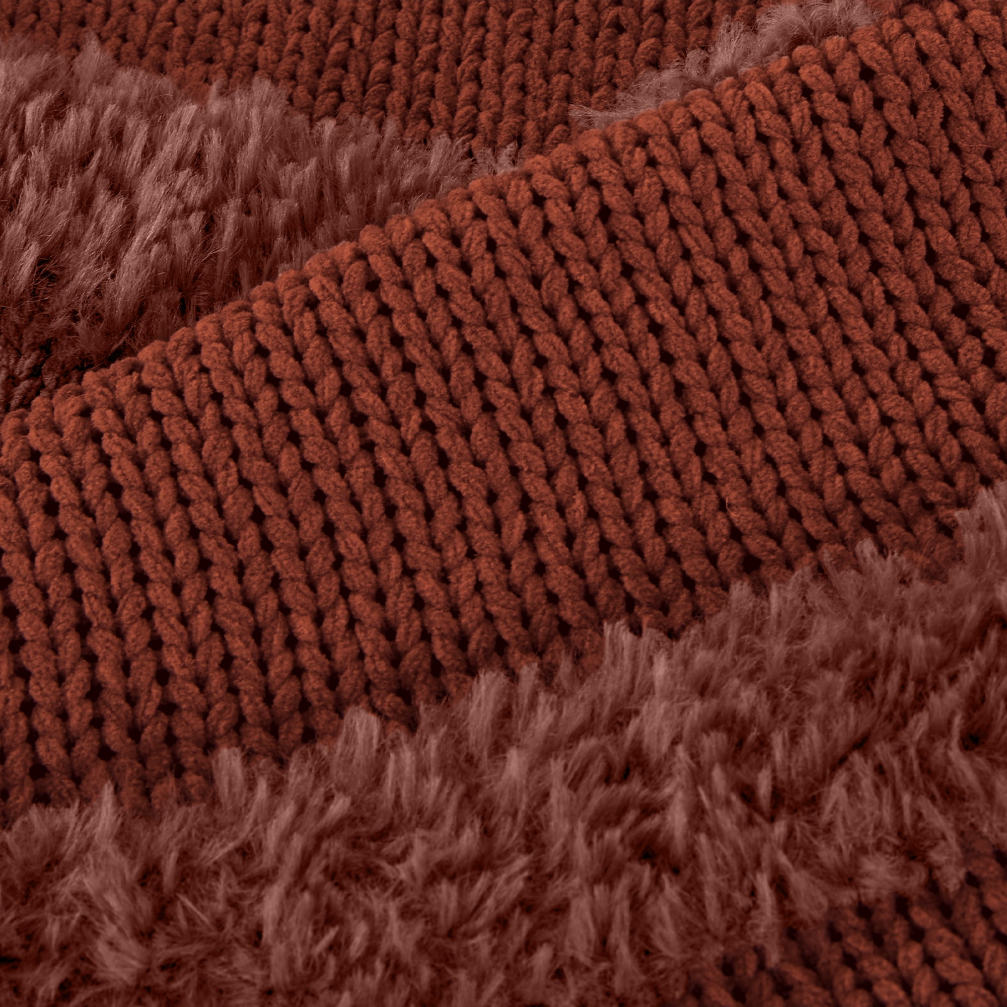 Modern Threads Farrah Nutmeg Acrylic Throw Blanket, 50" x 60"