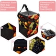 thumbnail image 2 of Thanksgiving Fruits Foldable Car Trash Can with Lid, Leak-Proof Mini Trash Can, Hanging Storage Bag - Car Trash Bin for Clean and Organized Rides, 2 of 6