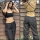 thumbnail image 2 of Backless Sports Bra, Sexy Push Up Sports Bra, Crossback Bustier, Women's Padded, Gym Top Without Underwire, 2 of 5