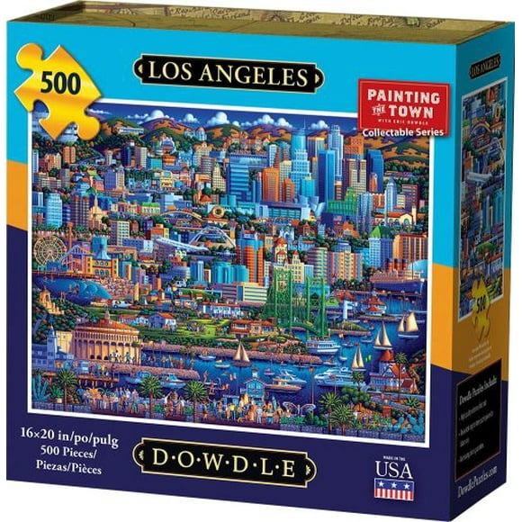 DOWDLE FOLK ART Los Angeles 500 Piece Puzzle