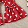 thumbnail image 5 of LUOGENLI Girl Summer Outfits Size 8 4th of July Toddler Girls Valentine's Day Winter Long Sleeve Prints Tops Pants Belt Outfits Clothes Set Girls Summer Outfits White 2-3 Years, 5 of 6
